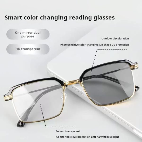 All-Day Comfort Tinted Glasses | Sleek Unisex Eyewear Frame - 图片 5