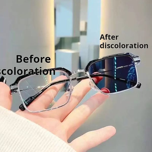 All-Day Comfort Tinted Glasses | Sleek Unisex Eyewear Frame - 图片 4