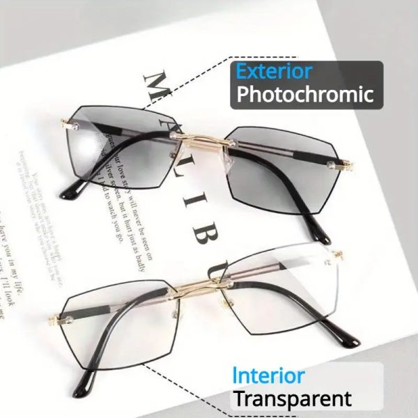 All-Day Comfort Tinted Glasses | Sleek Unisex Eyewear Frame - 图片 5